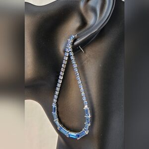 INC International Concepts Sapphire Blue Drop Earrings